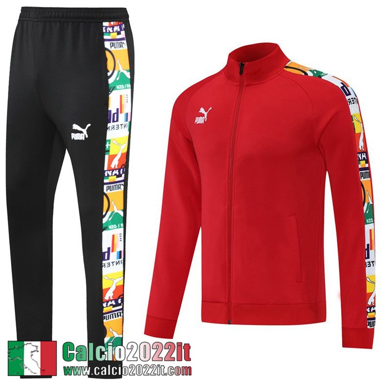 Sport Full Zip Giacca rosso Uomo 2022 2023 JK366