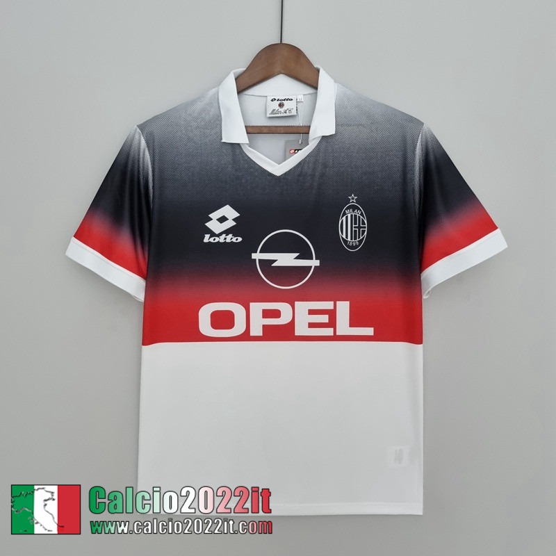 AC Milan Maglia Calcio Nero Uomo 95 96 FG105