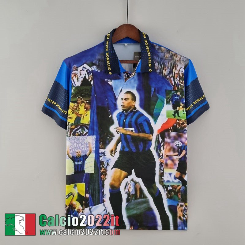 Inter Milan Maglia Calcio Ronaldo Uomo 97 98 FG107