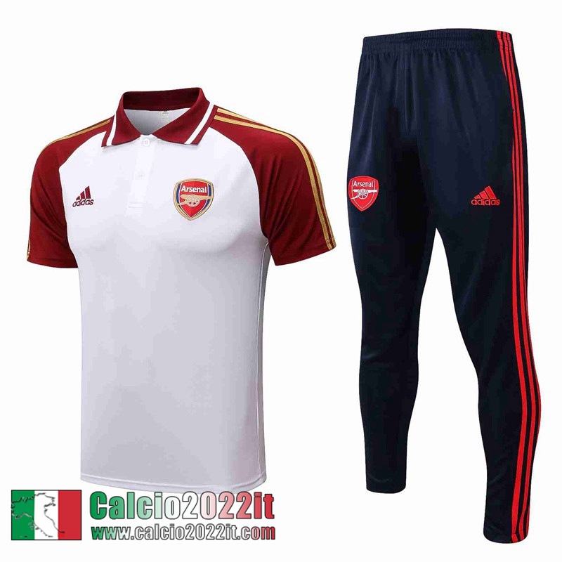 Arsenal Polo Bianco Uomo 2021 2022 PL402