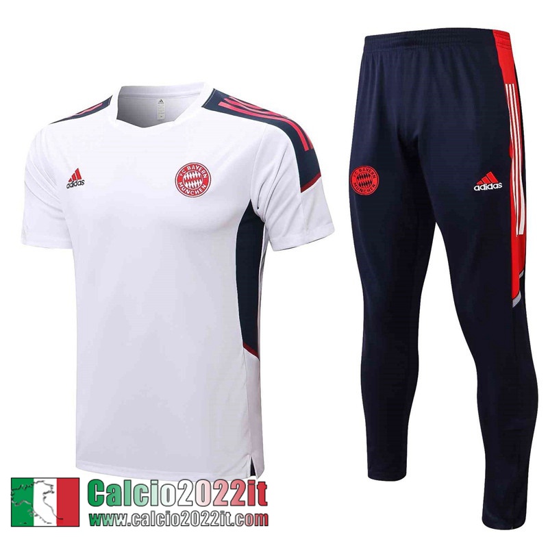 Bayern Monaco T-Shirt Bianco Uomo 2022 2023 PL407