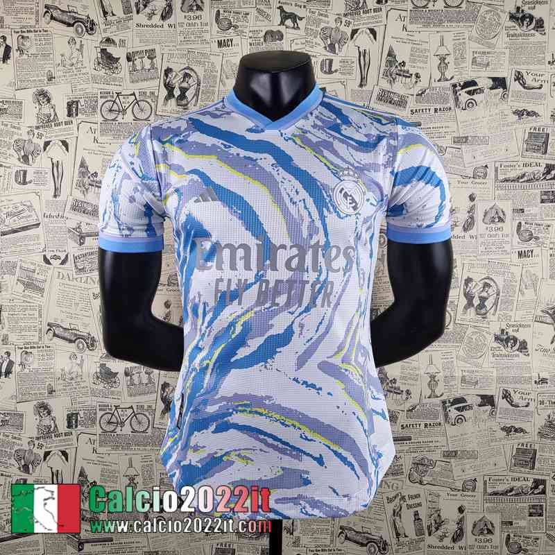 Real Madrid T-Shirt bianco blu Uomo 2022 2023 PL412