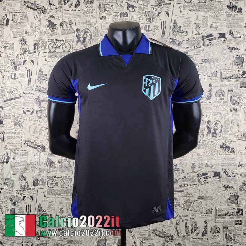 Atletico Madrid T-Shirt Nero Uomo 2022 2023 PL414