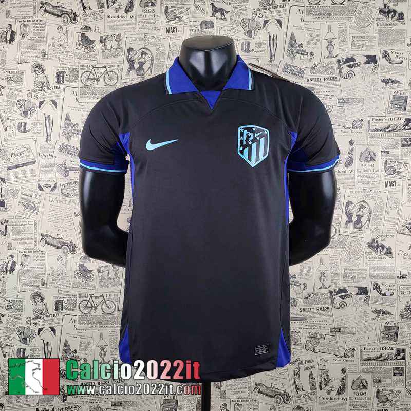Atletico Madrid T-Shirt Nero Uomo 2022 2023 PL414