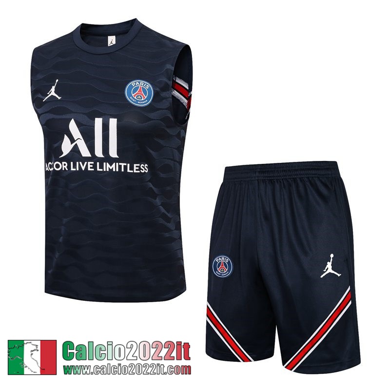 PSG Senza maniche blu navy Uomo 2021 2022 PL432