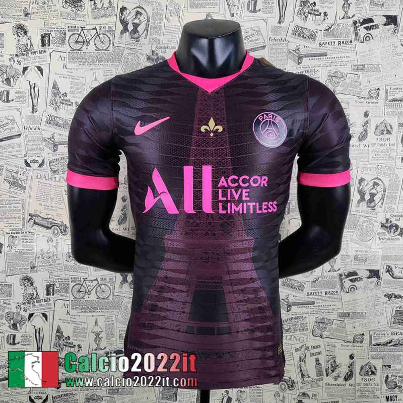 PSG T-Shirt rosa nero Uomo 22 23 PL336