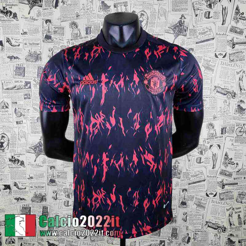 Manchester United T-Shirt nero rosso Uomo 22 23 PL346