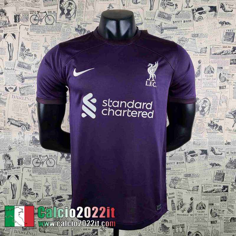 Liverpool T-Shirt Viola Uomo 2022 2023 PL350