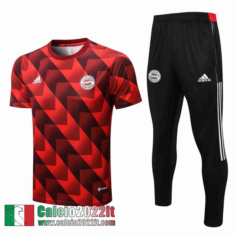 Bayern Monaco T-Shirt rosso Uomo 2022 2023 PL397