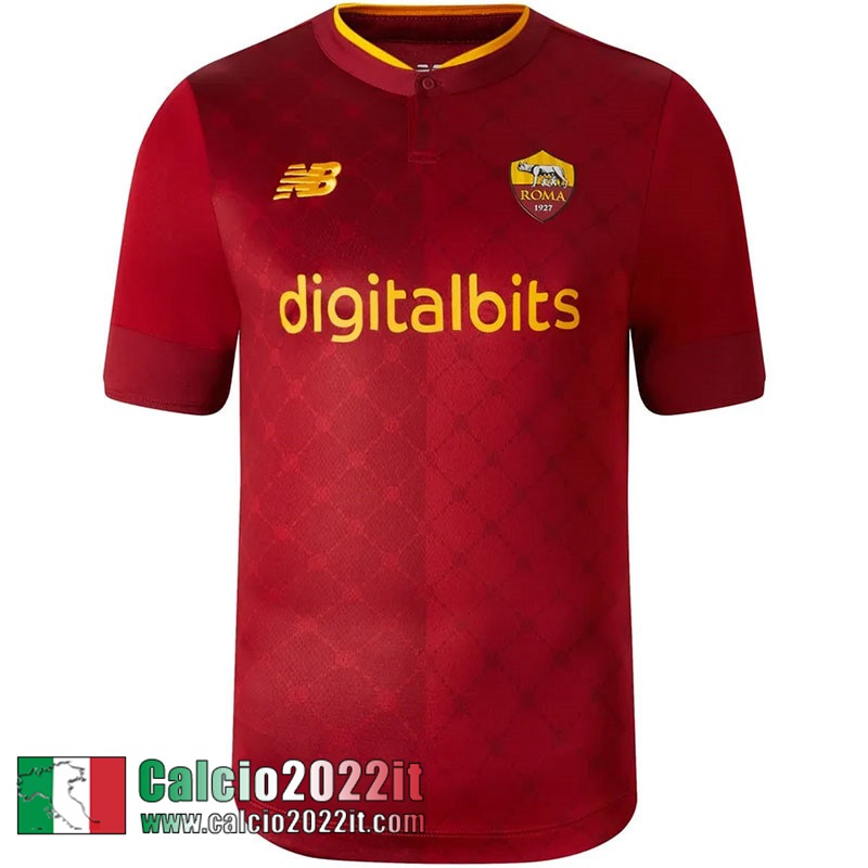 AS Roma Maglia Calcio Prima Uomo 2022 2023