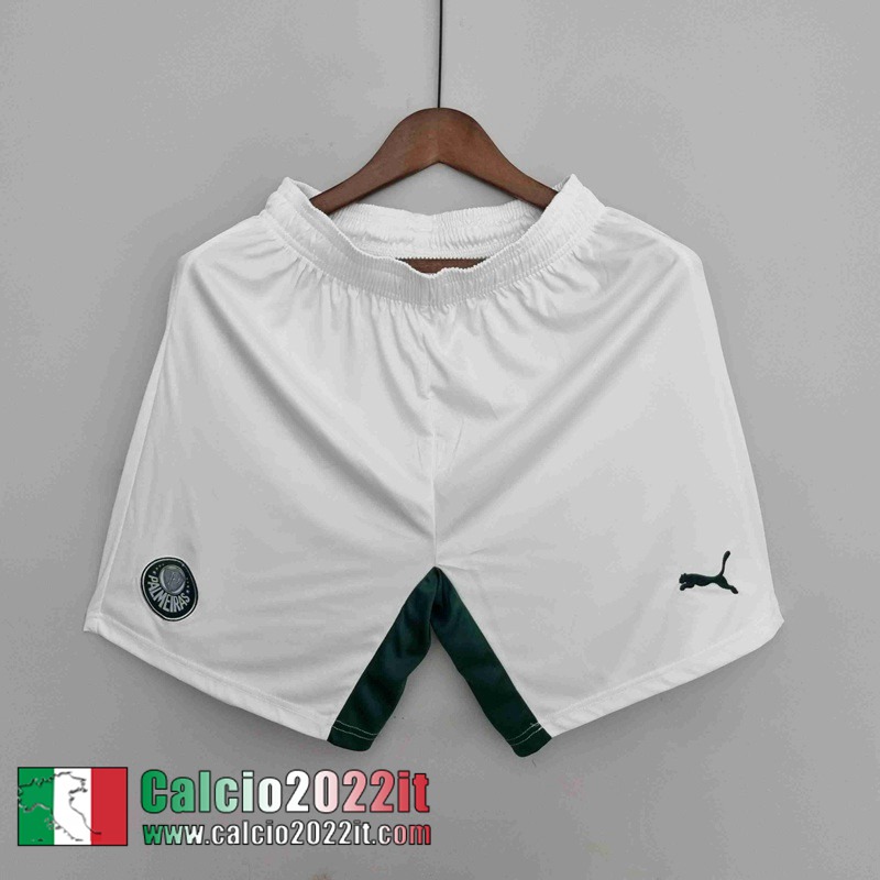 Palmeiras Pantaloncini Calcio Bianco Uomo 2022 2023 DK127