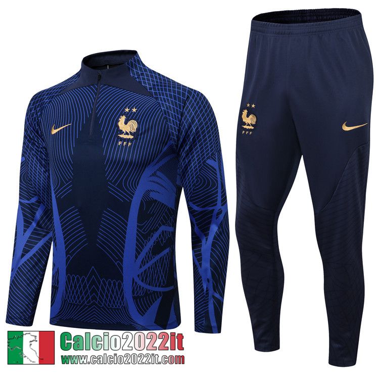 Francia Tute Calcio blu navy Uomo 2022 2023 TG239