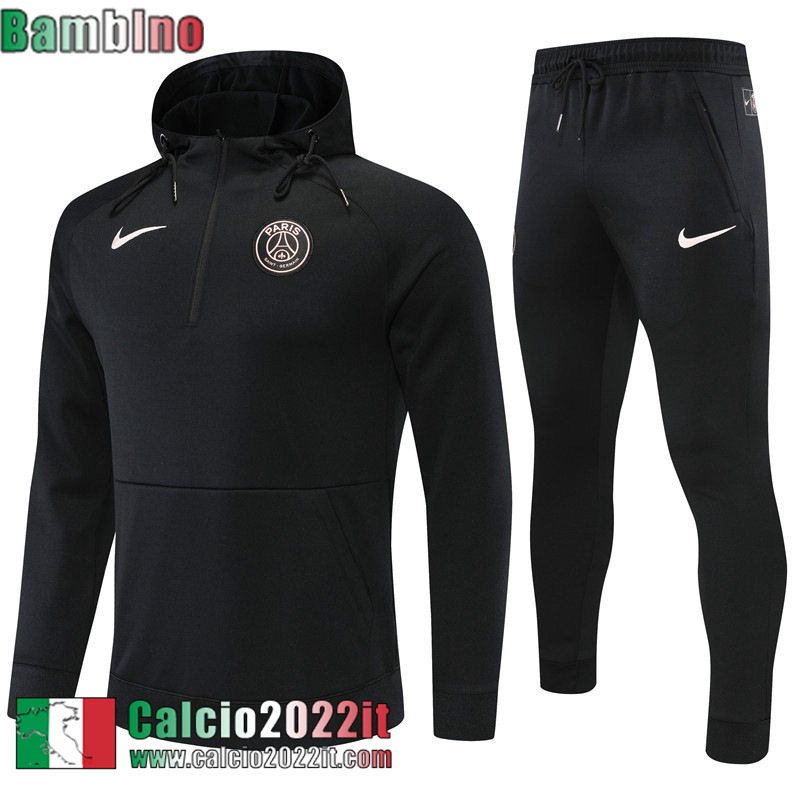 PSG Felpa Sportswear Nero Bambini 2022 2023 TK257