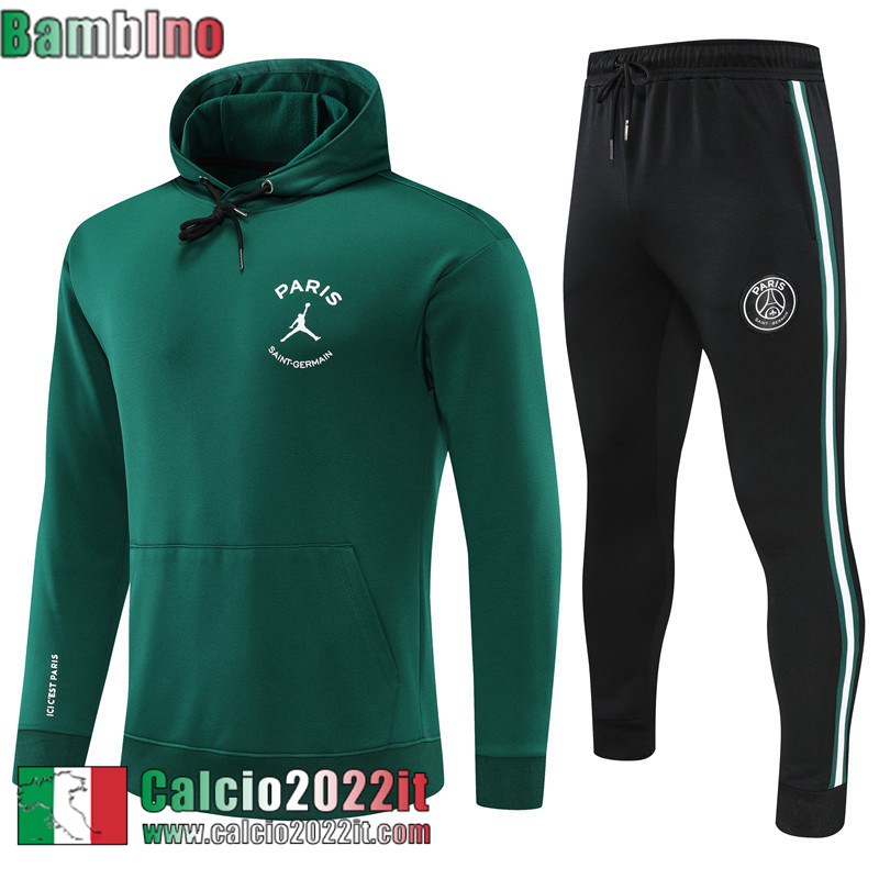 PSG Felpa Sportswear verde Bambini 2022 2023 TK264