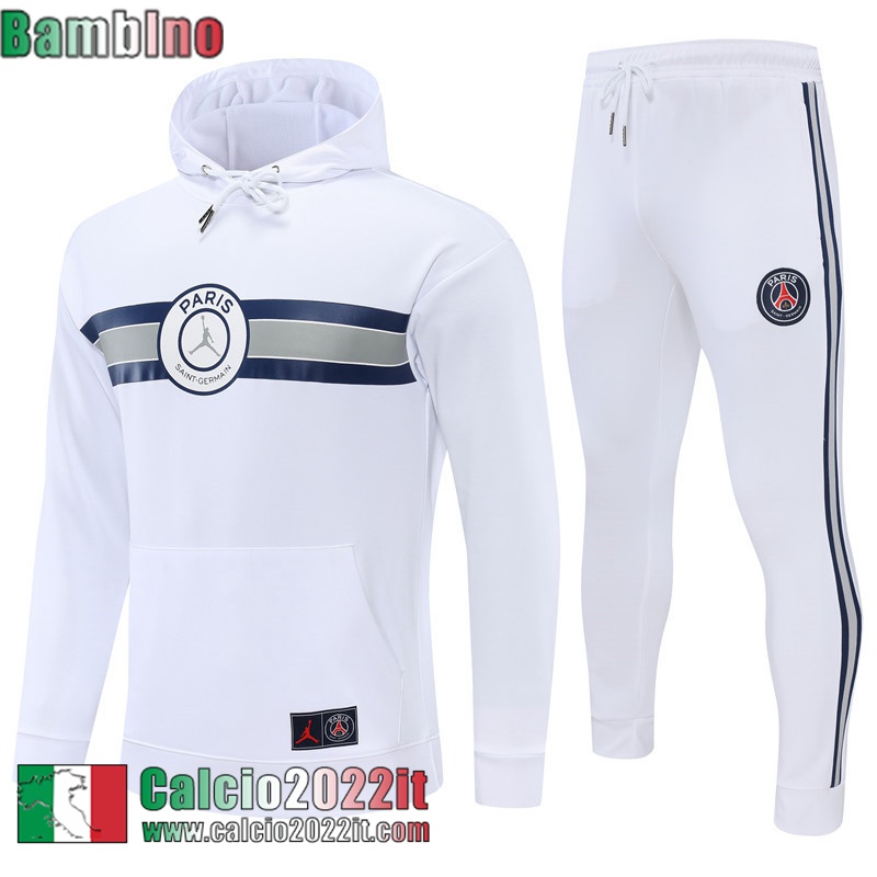 PSG Felpa Sportswear Bianco Bambini 2022 2023 TK267