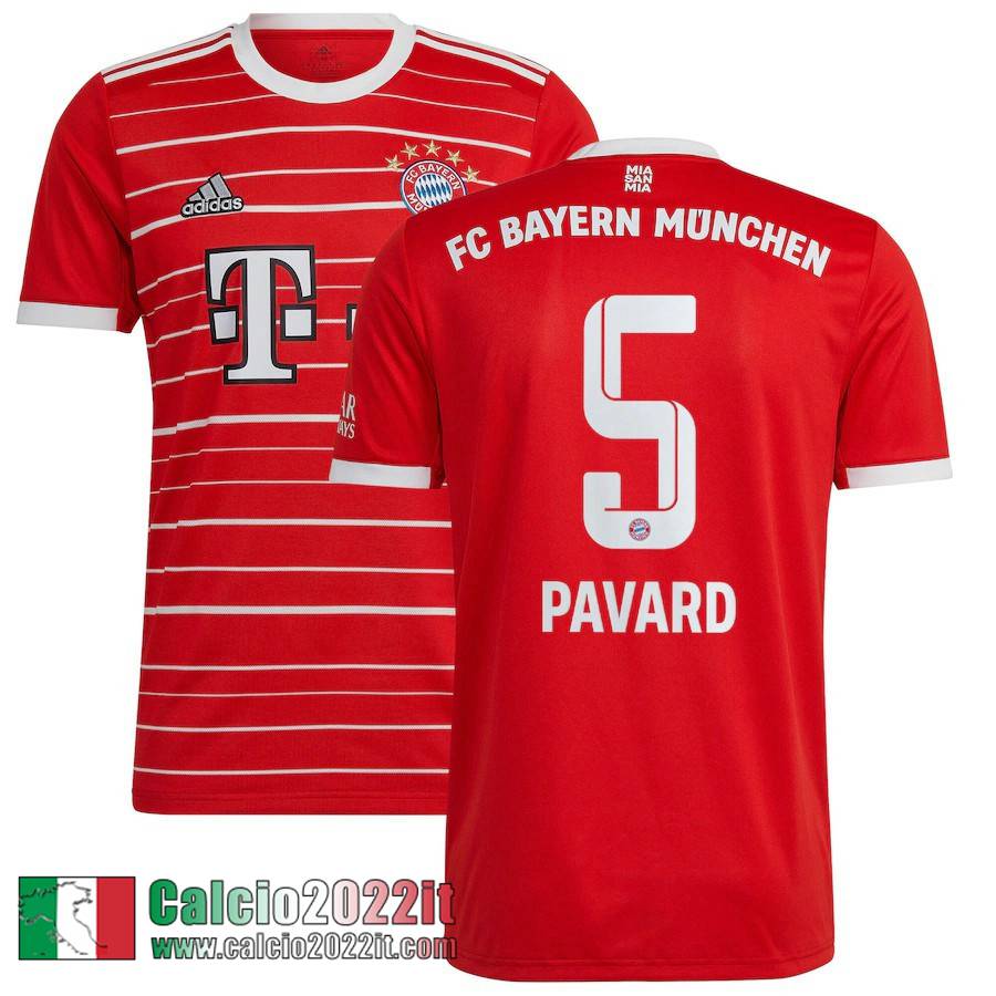 Bayern Monaco Maglia Calcio Prima Uomo 2022 2023 Pavard 5