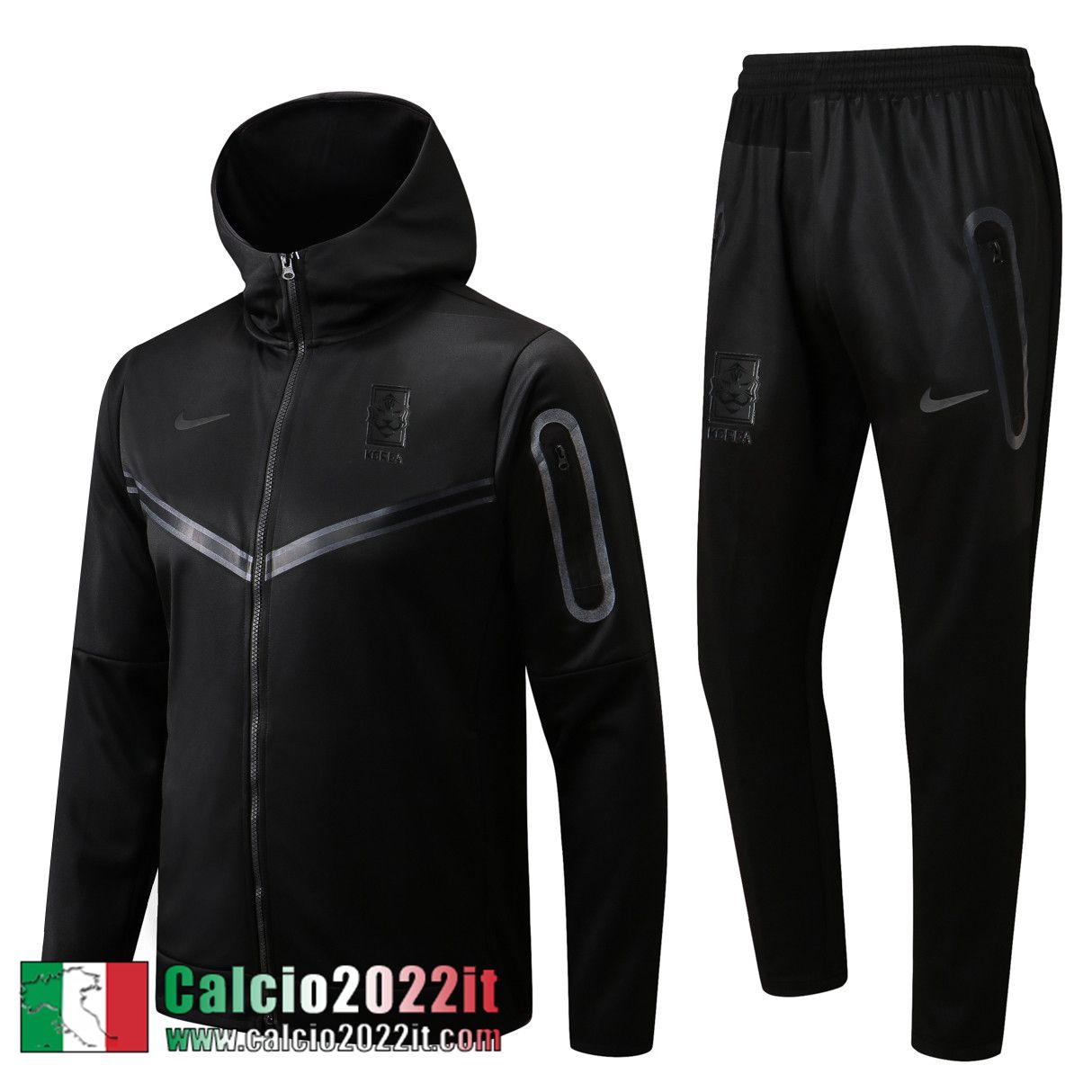 Corea Full Zip Hoodie - Giacca Nero Uomo 2022 2023 JK428