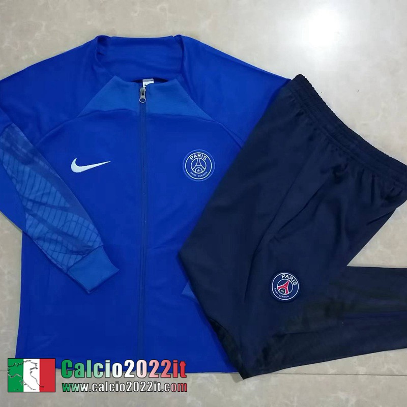 PSG Full Zip Giacca blu Uomo 2022 2023 JK448