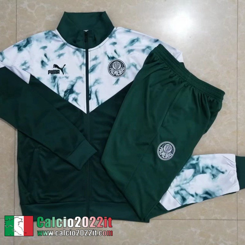 Palmeiras Full Zip Giacca verde Uomo 2022 2023 JK399