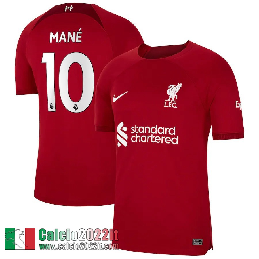 Liverpool Maglia Calcio Prima Uomo 2022 2023 Mané 10