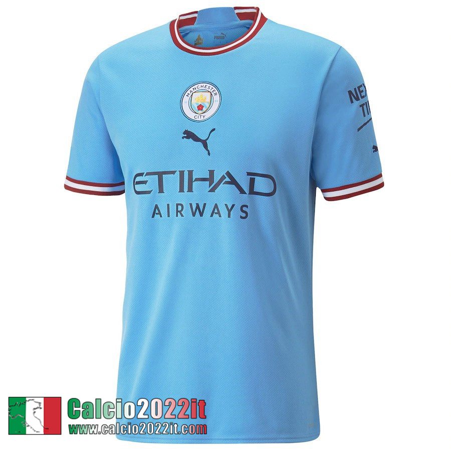 Manchester City Maglia Calcio Prima Uomo 2022 2023