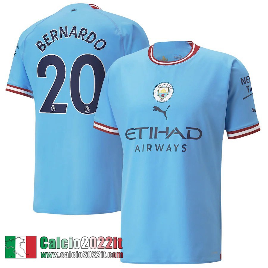 Manchester City Maglia Calcio Prima Uomo 2022 2023 Bernardo 20