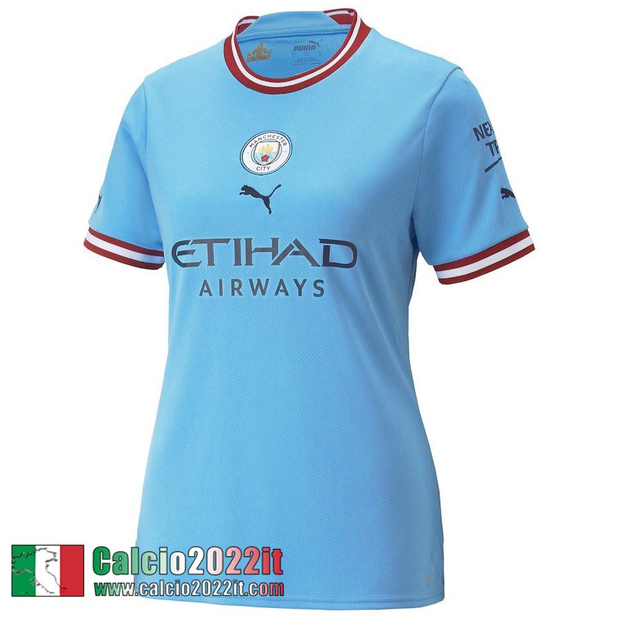 Manchester City Maglia Calcio Prima Donna 2022 2023