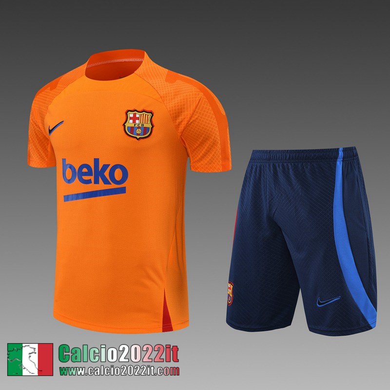 Barcellona T-Shirt arancia Uomo 2022 2023 PL438