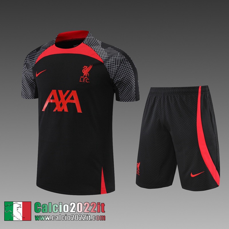 Liverpool T-Shirt Nero Uomo 2022 2023 PL444