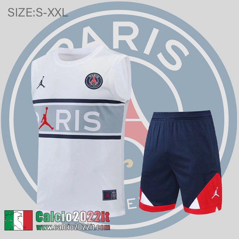 PSG Senza maniche Bianco Uomo 2022 2023 PL498