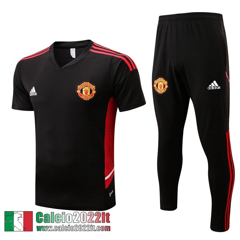 Manchester United T-Shirt Nero Uomo 2022 2023 PL522
