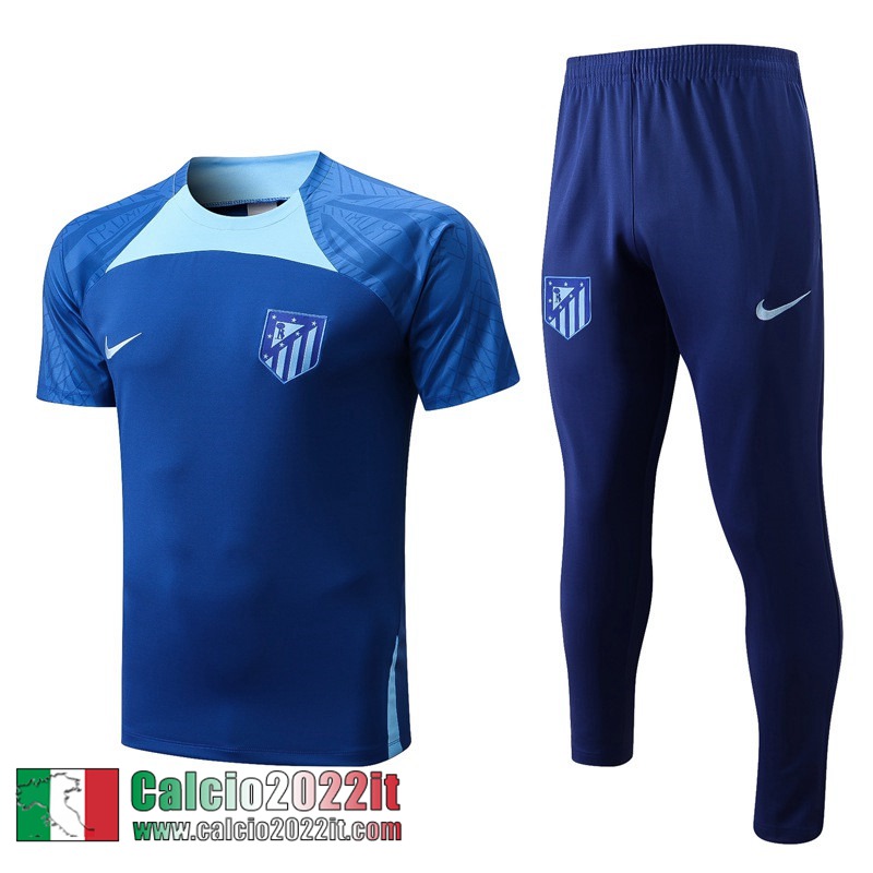 Atletico Madrid T-Shirt blu Uomo 2022 2023 PL535