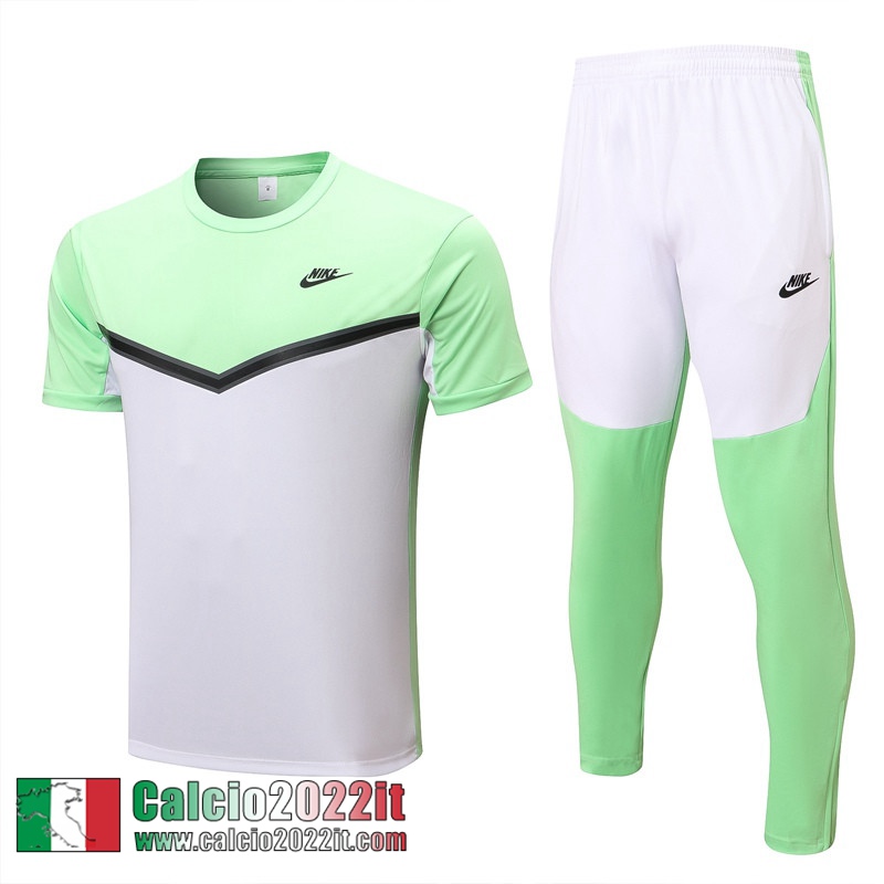 Sport T-Shirt Bianco verde Uomo 2022 2023 PL555
