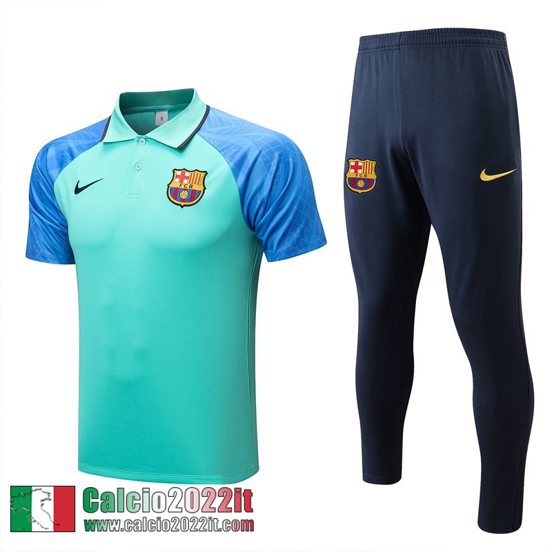 Barcellona Polo verde Uomo 2022 2023 PL572