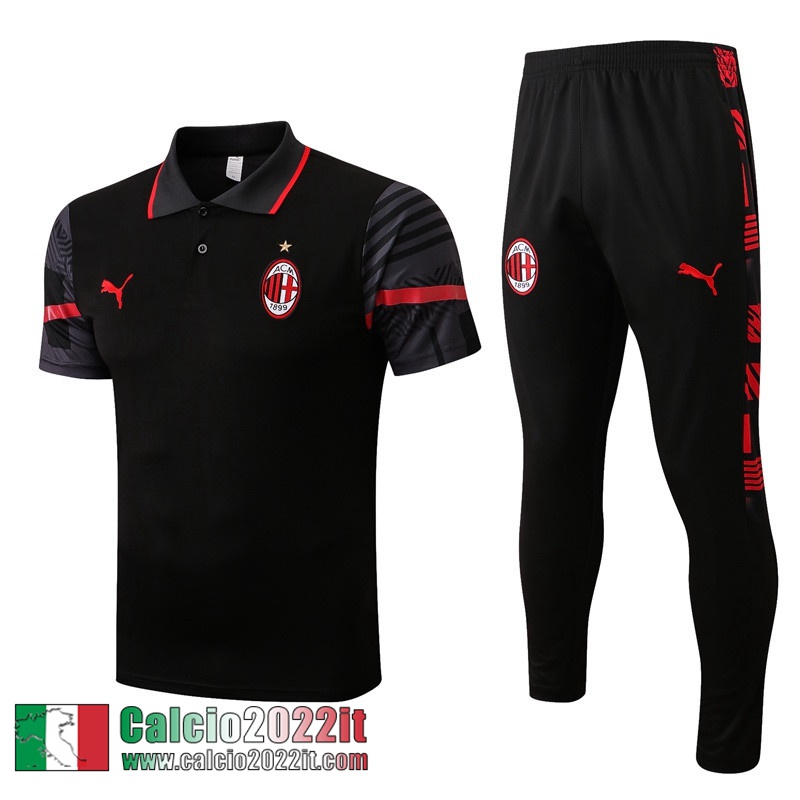 AC Milan Polo Nero Uomo 2022 2023 PL573