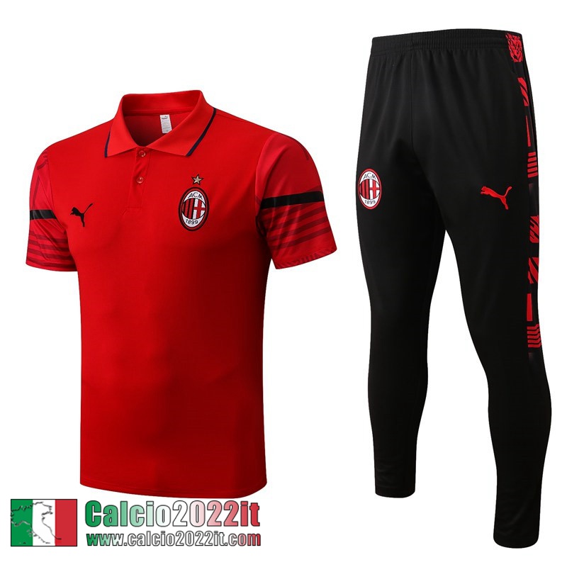 AC Milan Polo rosso Uomo 2022 2023 PL574