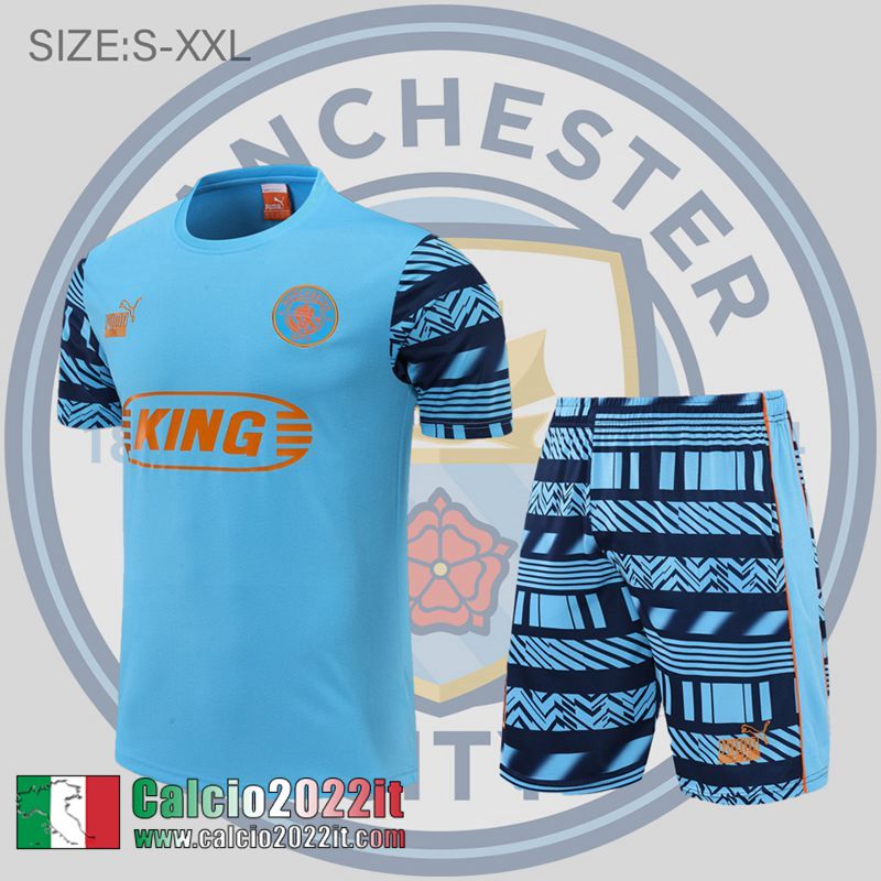 Manchester City T-Shirt blu Uomo 2022 2023 PL599