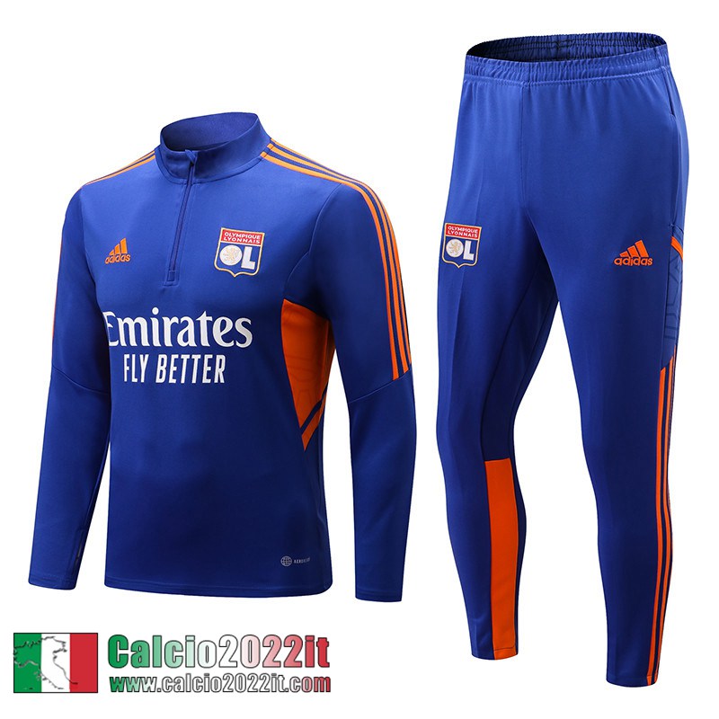 Olympique Lione Tute Calcio blu Uomo 2022 2023 TG285