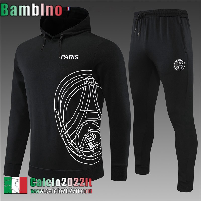PSG Felpa Sportswear Nero Bambini 2022 2023 TK291