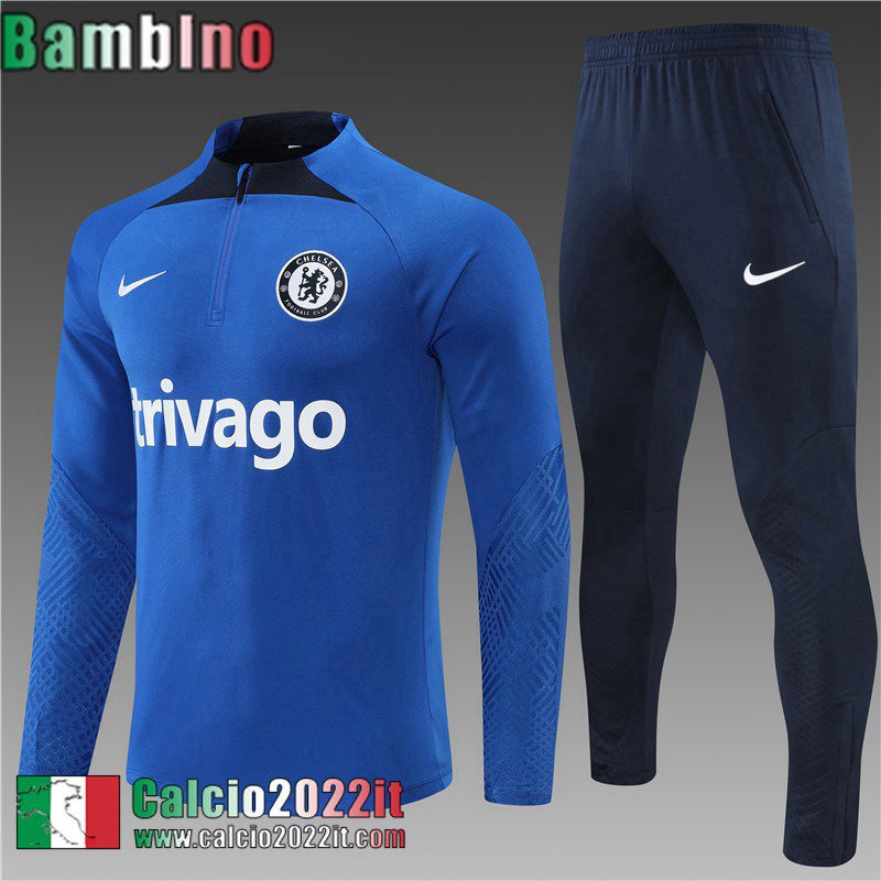 Chelsea Tute Calcio blu Bambini 2022 2023 TK307