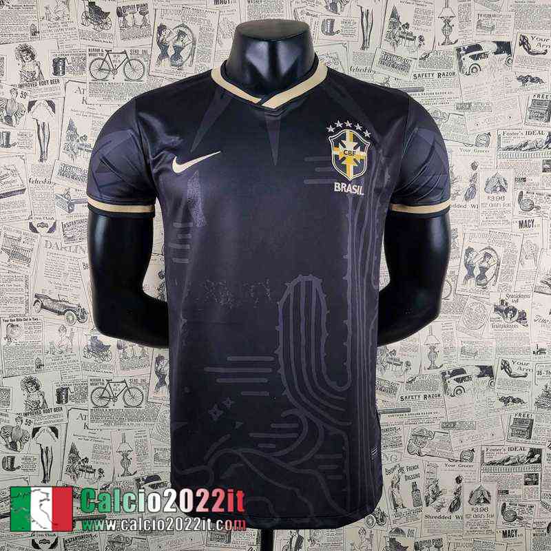 Brasile Maglia Calcio Nero Uomo 2022 2023 AG18