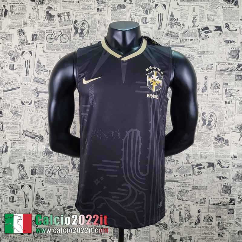 Brasile Maglia Calcio Nero Uomo 2022 2023 AG35