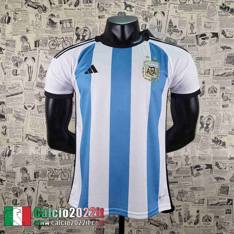 Argentina Maglia Calcio Coppa del Mondo Prima Uomo 2022 2023 AG51