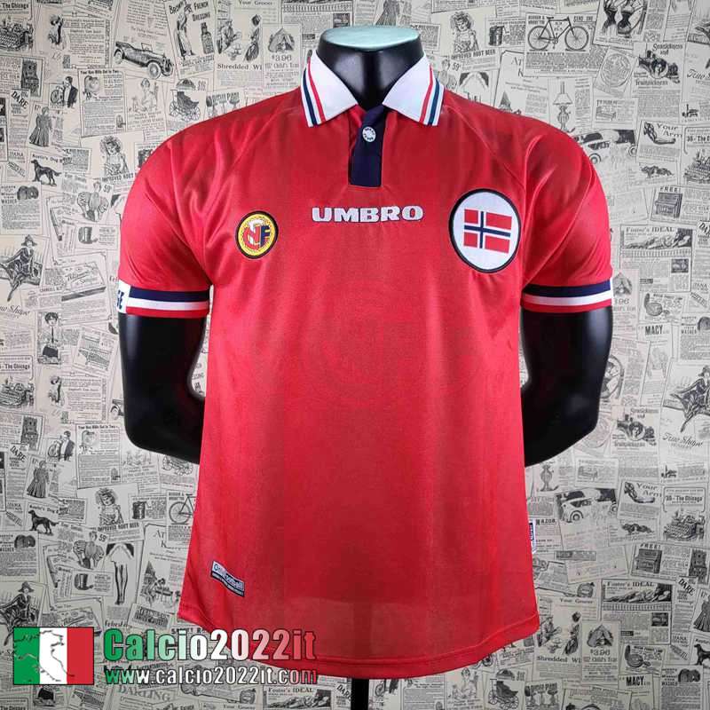 Norvege Retro Maglia Calcio Prima Uomo 1998-99 AG58