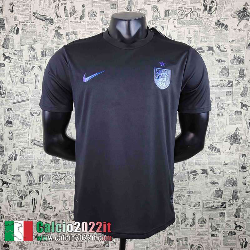 Inghilterra Maglia Calcio Nero Uomo AG61