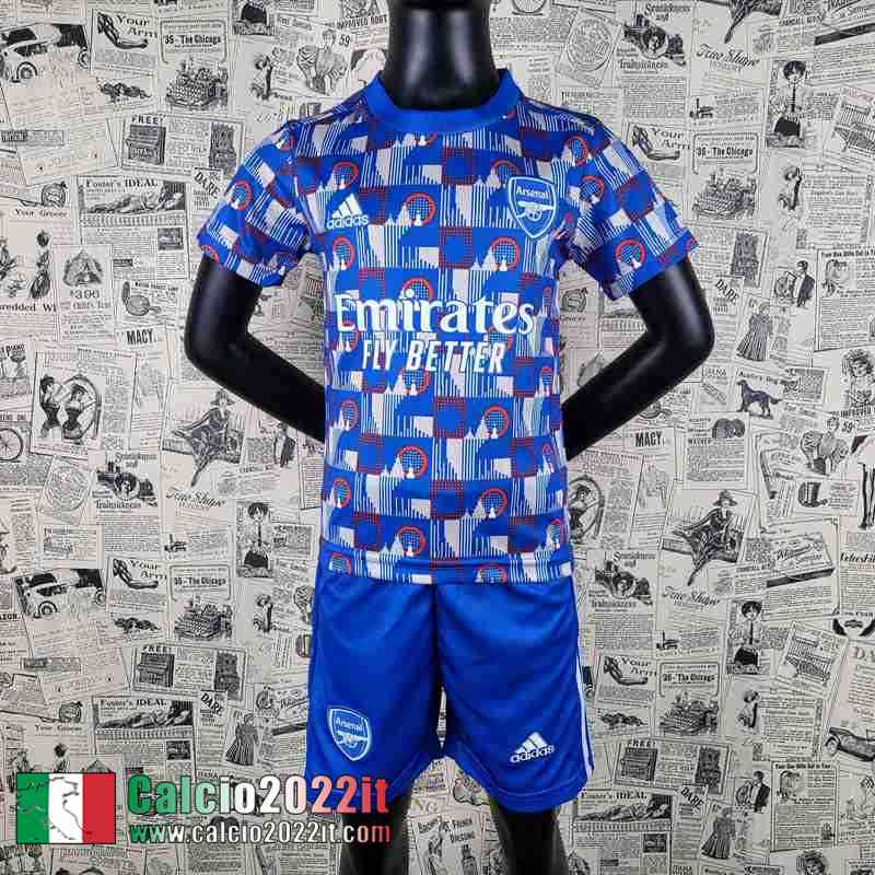 Arsenal Maglia Calcio Blu Bambini 2022 2023 AK05