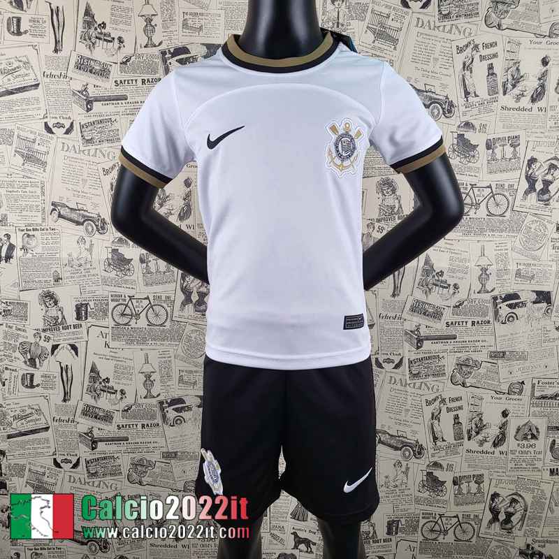 Corinthians Maglia Calcio Prima Bambini 2022 2023 AK19