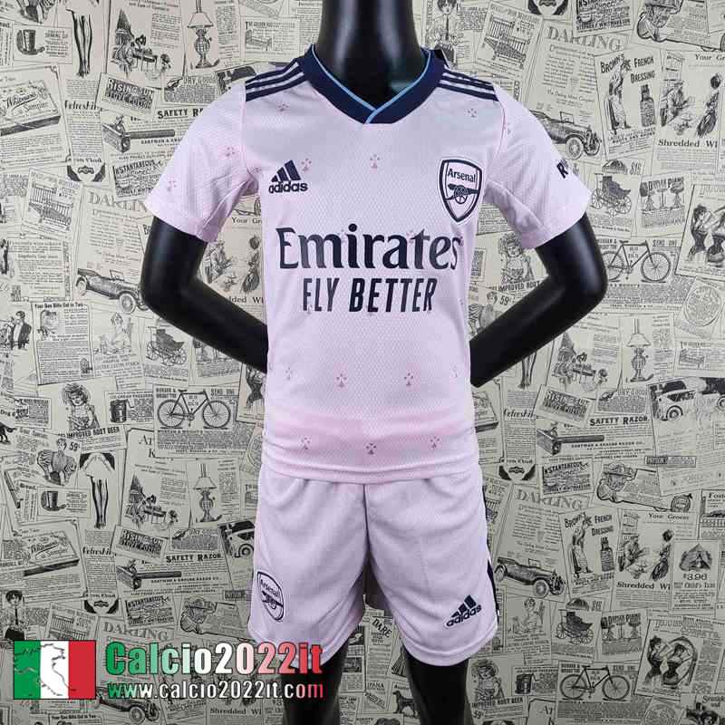 Arsenal Maglia Calcio Rosa Bambini 2022 2023 AK26