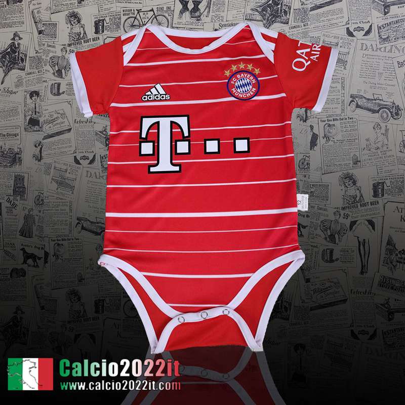 Bayern Monaco Maglia Calcio Prima Baby 2022 2023 AK38