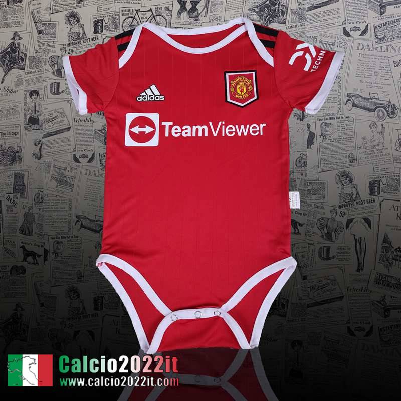 Manchester United Maglia Calcio Prima Baby 2022 2023 AK40